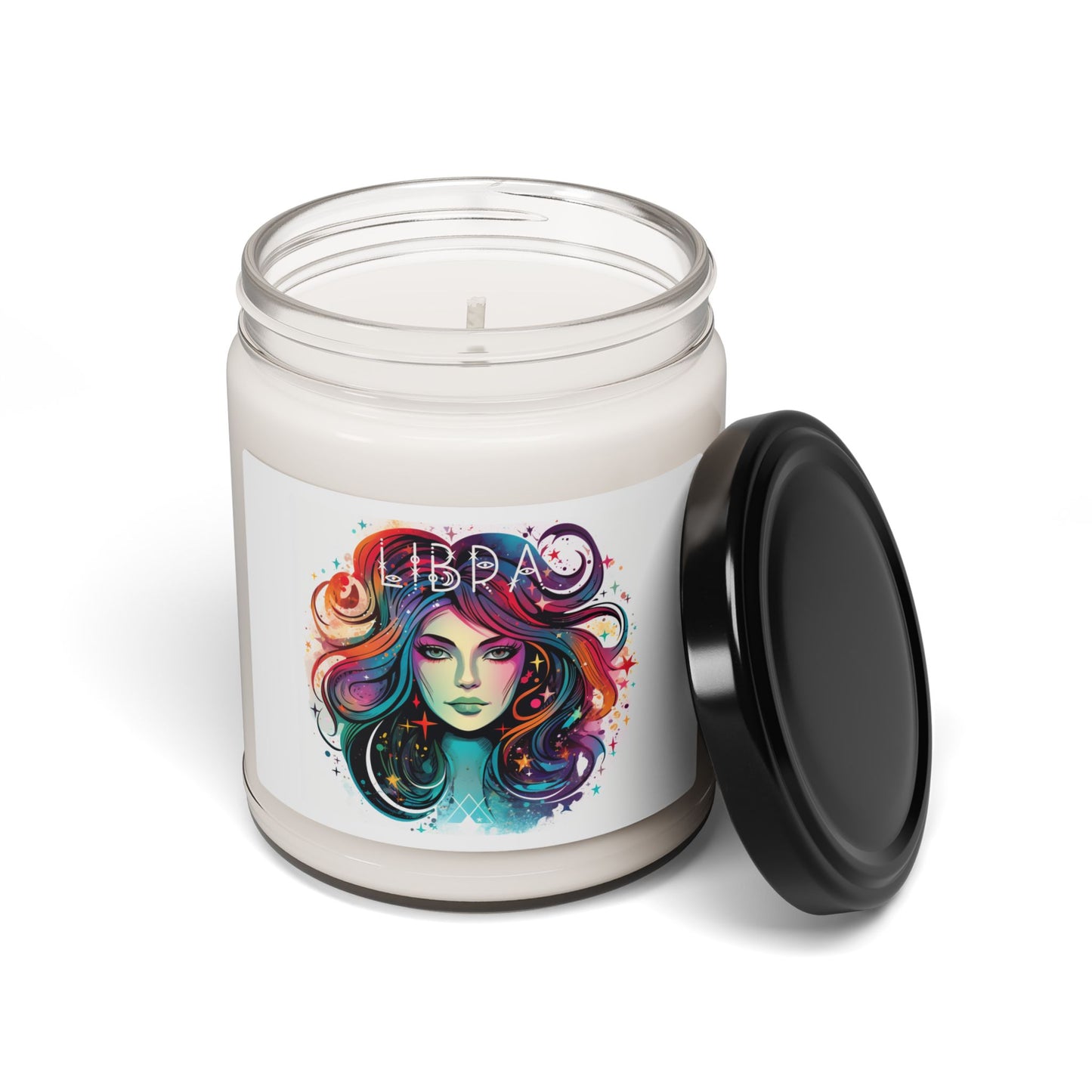 Libra Zodiac Scented Soy Candle, Astrology Gift, Spiritual Decor, Birthday Present, Candle for Home