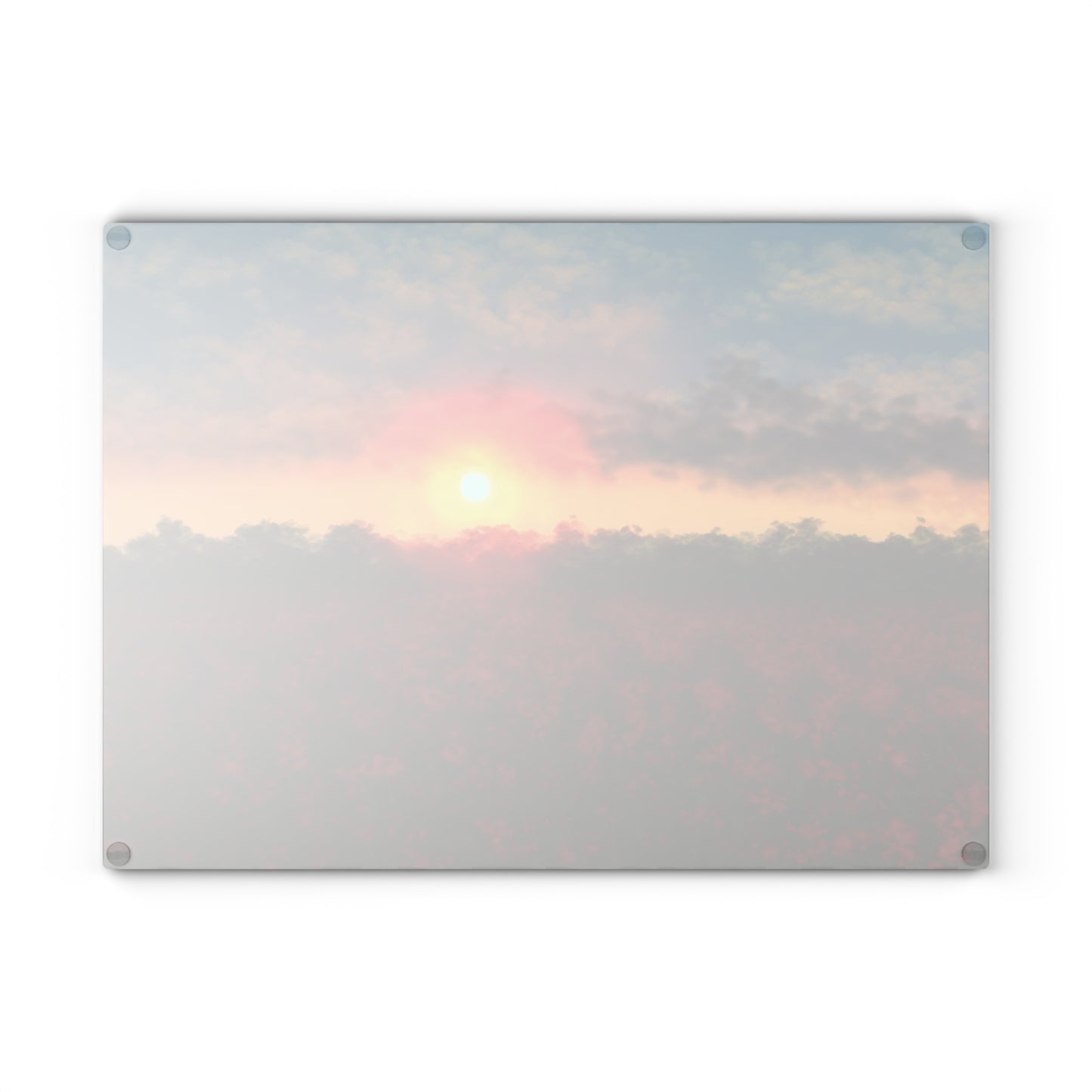 Sunset Glass Cutting Board, Kitchen Decor, Gift for Chefs, Unique Kitchenware, Wedding Gift, Housewarming Gift