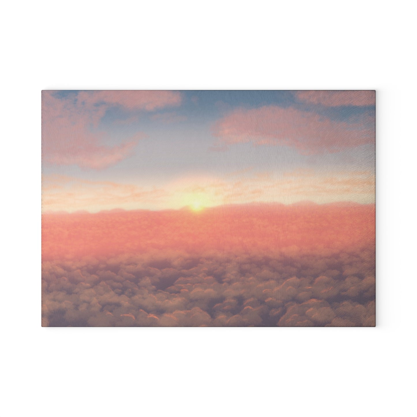 Sunset Sky Glass Cutting Board, Kitchen Decor, Gift for Chefs, Foodies, Housewarming gift, Wedding gift