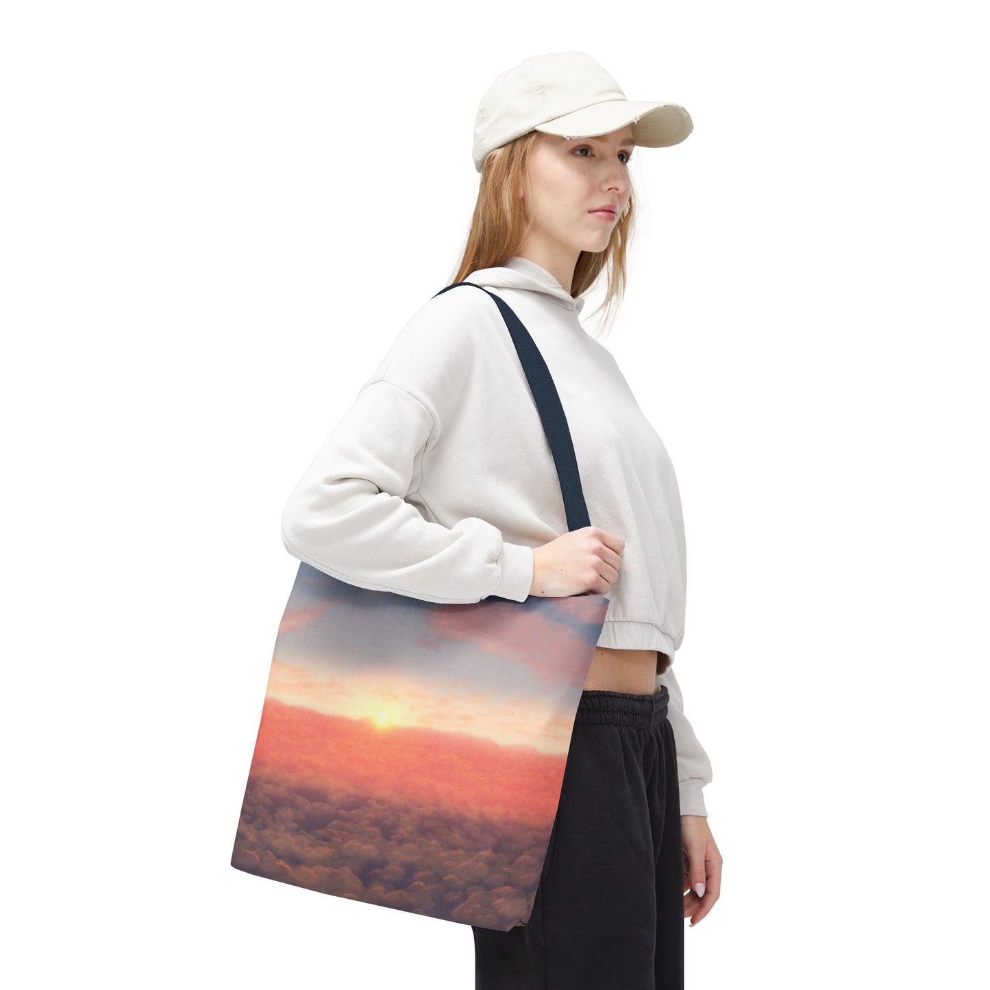 Sunset Sky Tote Bag, Beach Tote, Travel Bag, Reusable Shopper, Gift for Her, Bohemian Style Bag