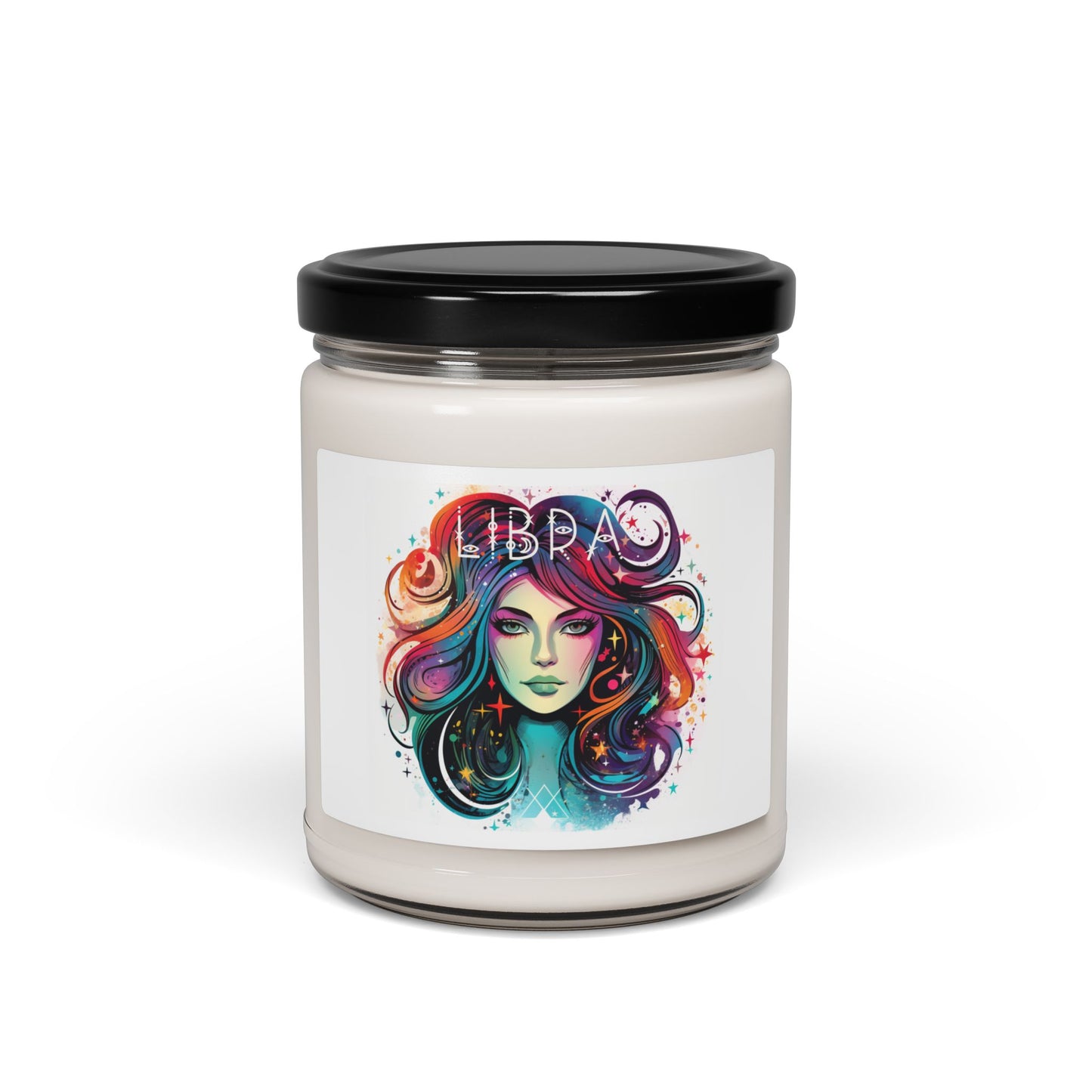 Libra Zodiac Scented Soy Candle, Astrology Gift, Spiritual Decor, Birthday Present, Candle for Home