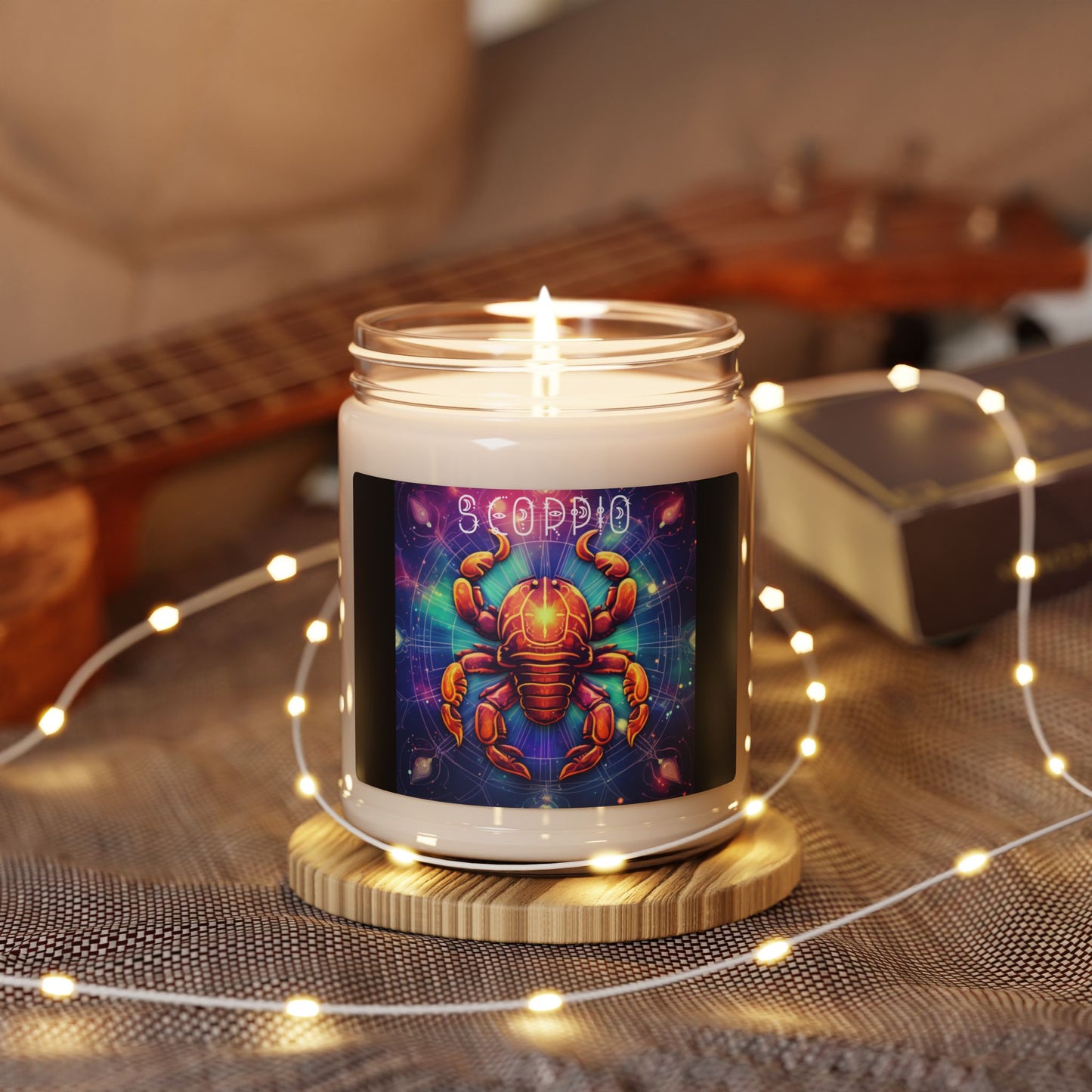Zodiac Sign Candle: Scorpio Scented Soy Candle, Astrological Gift, Home Decor, Spiritual Healing, Astrology Lover's Candle