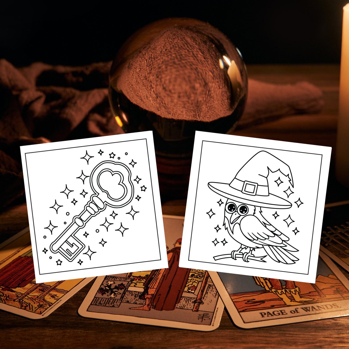 Bold And Easy Cute Witch stuff: Bold And Easy Halloween Coloring Book