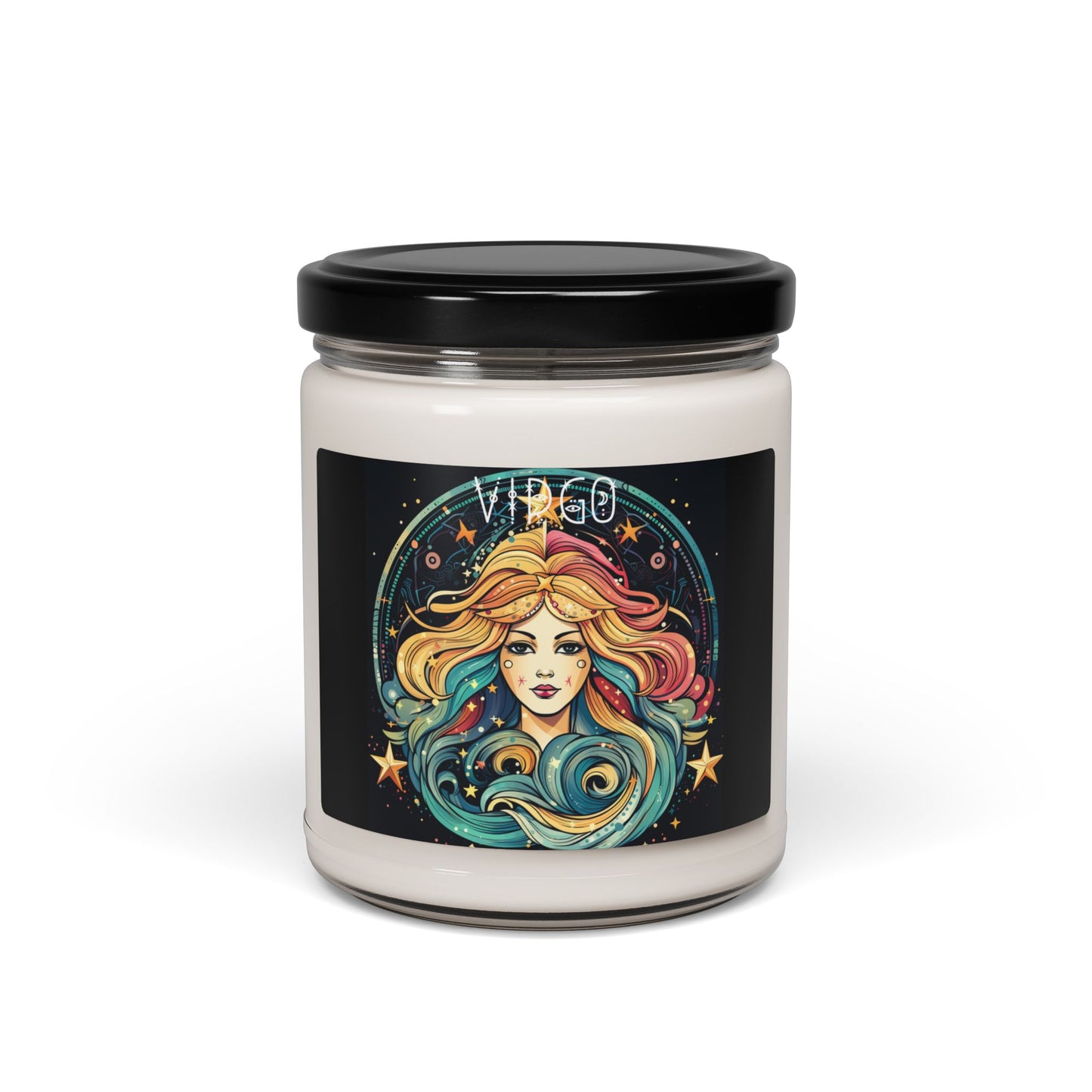 Virgo Scented Soy Candle, Zodiac Gift for Astrology Lovers, Home Decor, Relaxation, Birthday Gift, Self-Care, 9oz Candle