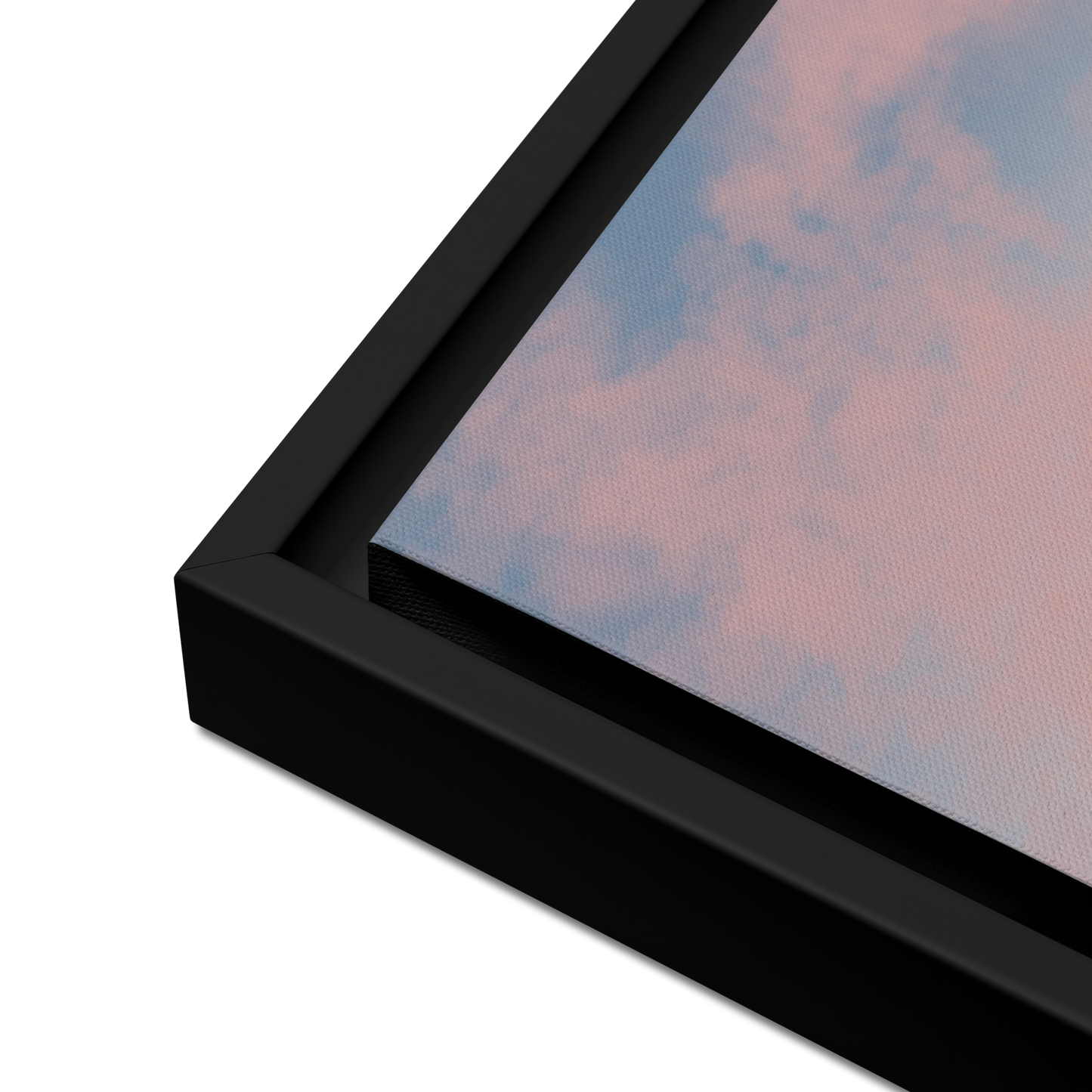 "Sunrise Above The Clouds" Painting Framed Canvas Print