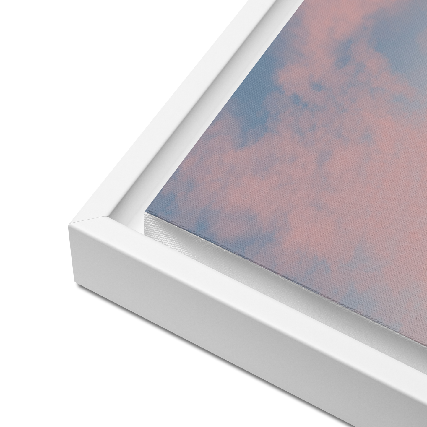 "Sunrise Above The Clouds" Painting Framed Canvas Print