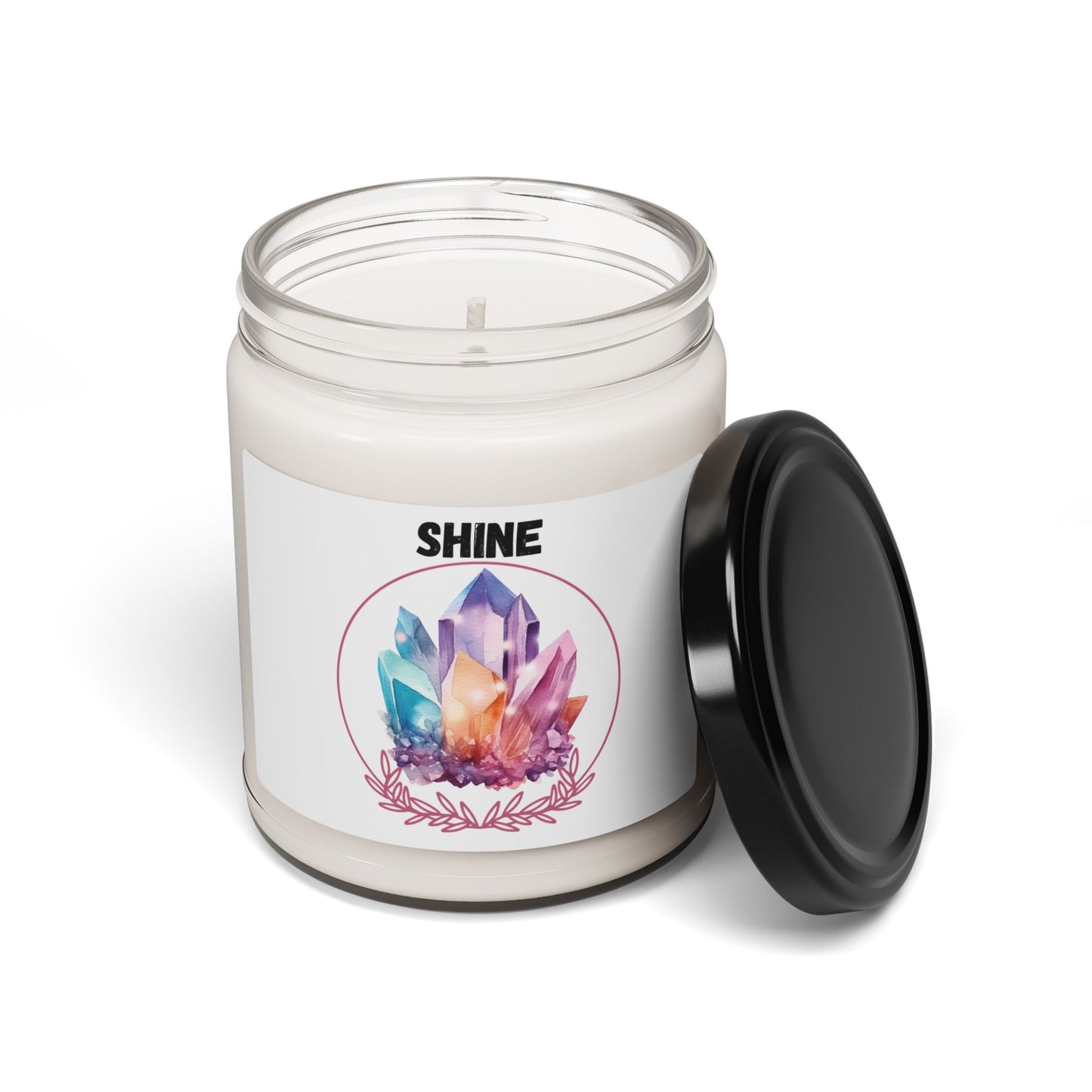 Shine Scented Soy Candle - Aromatherapy Gift, Crystal Decor, Home Fragrance, Relaxation Gift, Home Decor