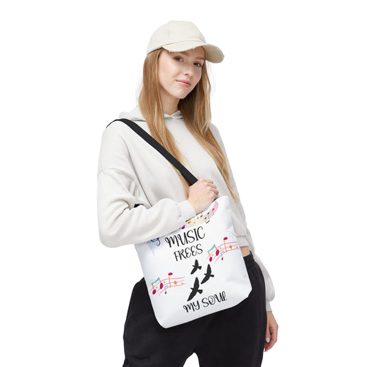Musical Tote Bag - Express Your Love for Music, Perfect Gift for Musicians, Music Lovers, Festivals, and Everyday Use
