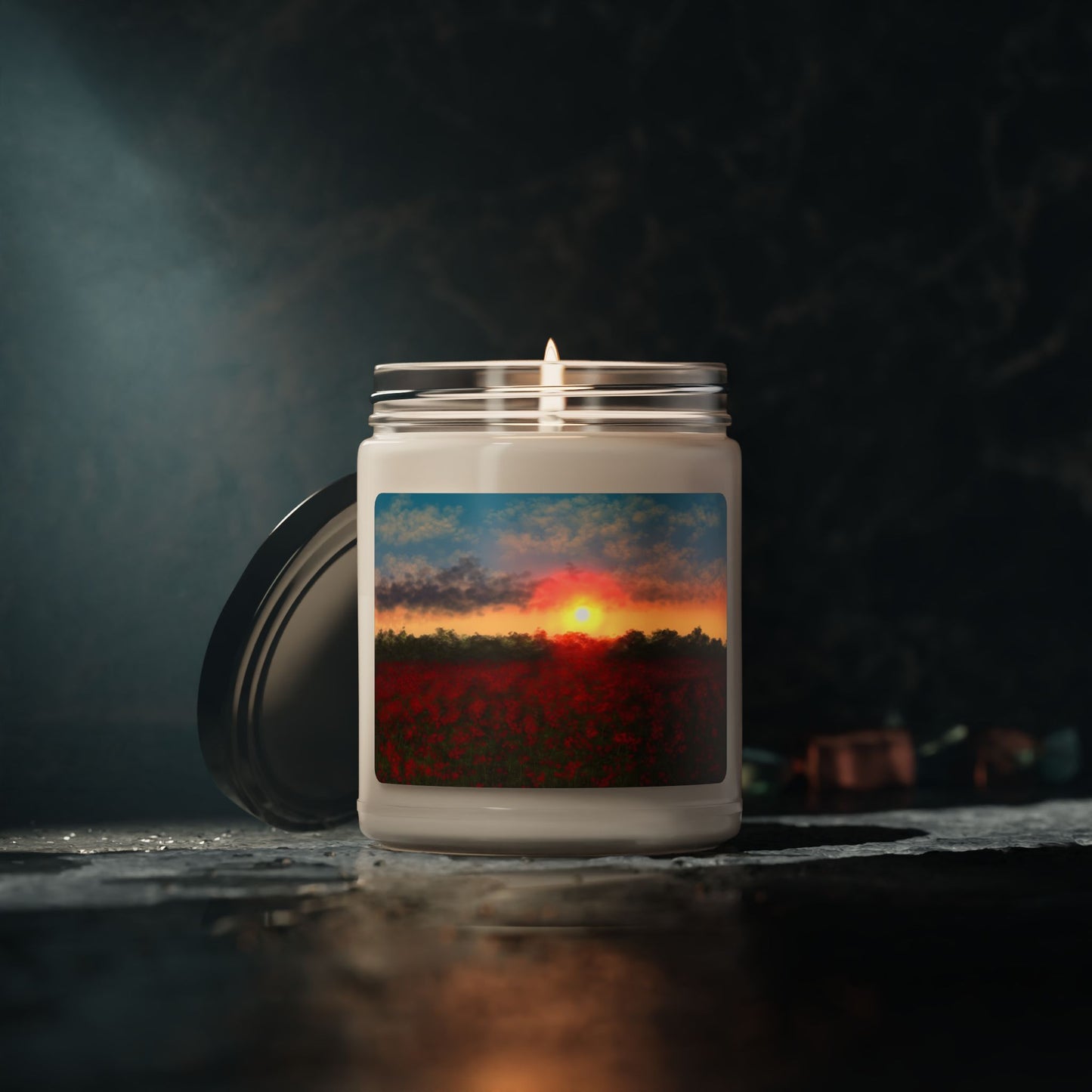 Serene Sunset Scented Soy Candle, Relaxing Aromatherapy Gift, Eco-Friendly Candle, Home Décor, Self-Care Essential