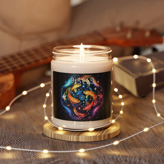 Vibrant Zodiac Candle, Scented Soy Candle, Astrological Gifts, Home Decor, Astrology Lover Gift, Relaxation Essentials, Unique Candle