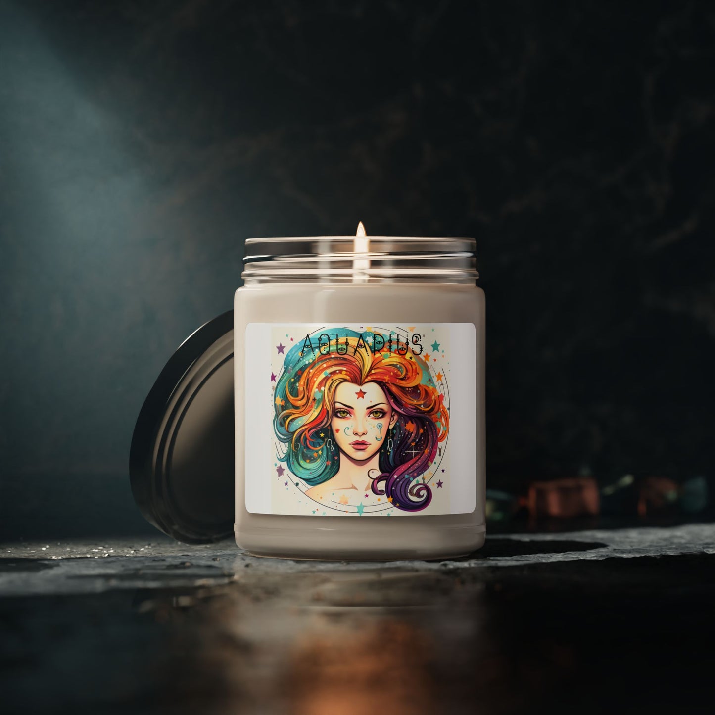 Aquarius Scented Soy Candle - Zodiac Decor, Aromatherapy Gift, Astrological Candle, Home Fragrance, Relaxation