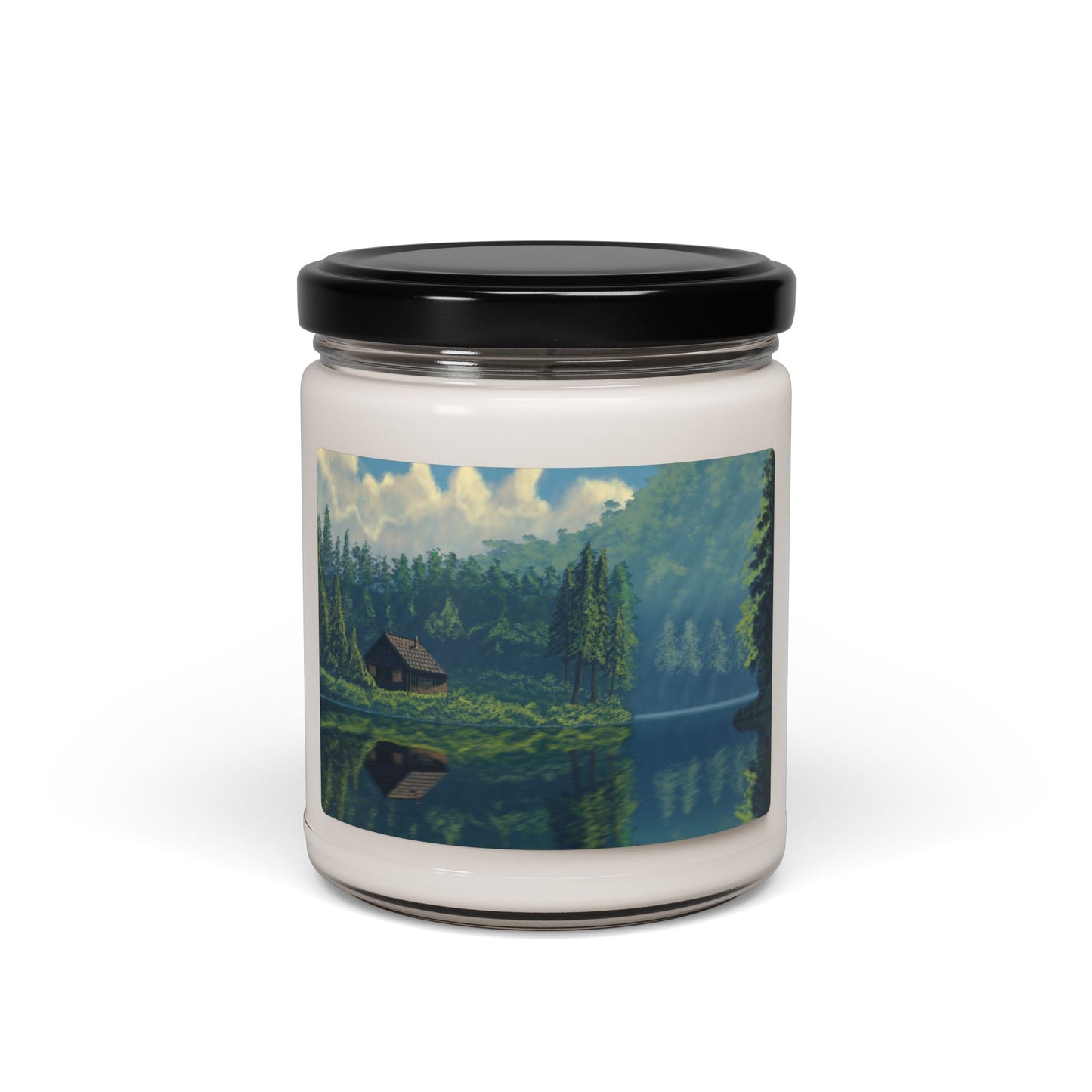 Tranquil Nature Scene Scented Soy Candle, 9oz Candle - Cozy Home Decor, Self-Care Gift, Relaxation Candle, Candle for Nature Lovers, [...]