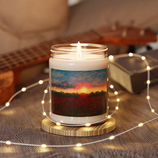 Serene Sunset Scented Soy Candle, Relaxing Aromatherapy Gift, Eco-Friendly Candle, Home Décor, Self-Care Essential