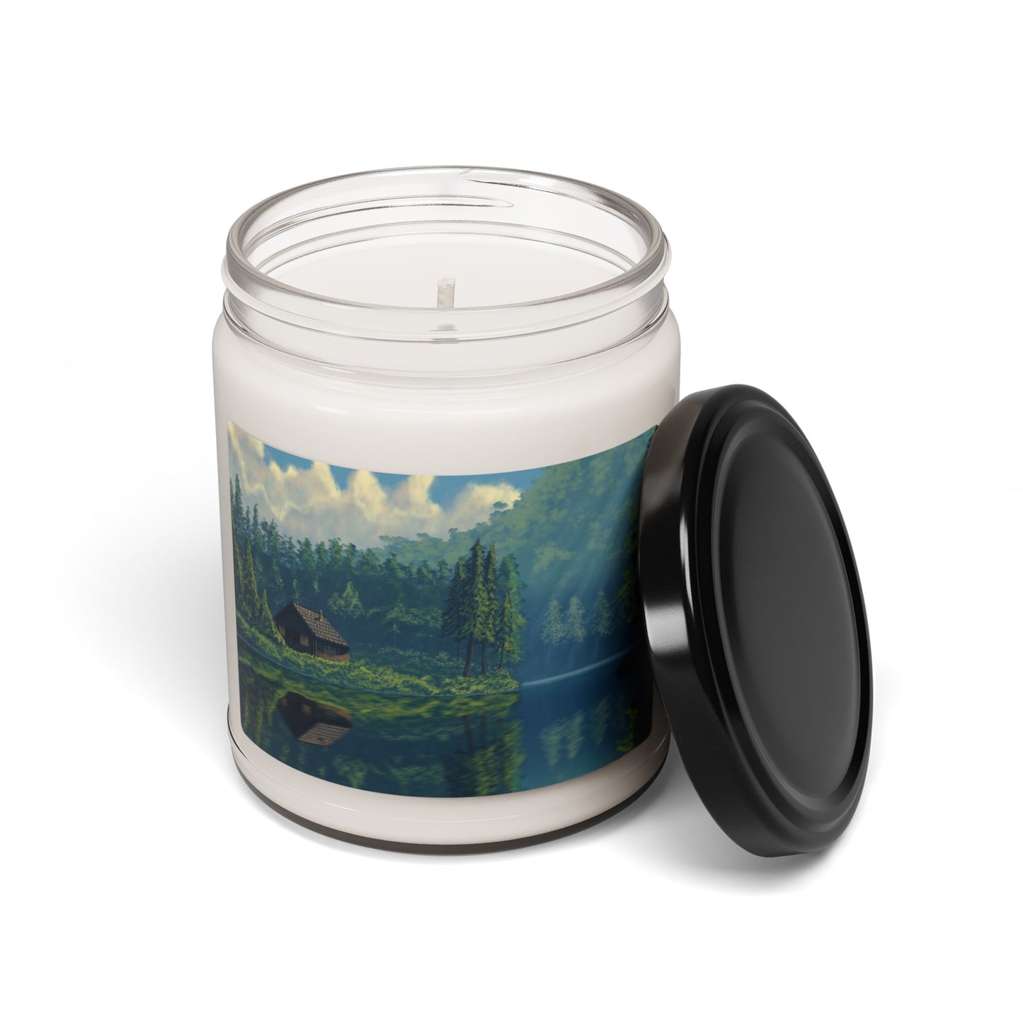 Tranquil Nature Scene Scented Soy Candle, 9oz Candle - Cozy Home Decor, Self-Care Gift, Relaxation Candle, Candle for Nature Lovers, [...]