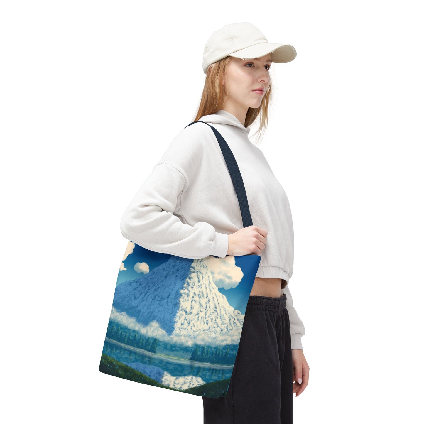 Majestic Mountain Tote Bag, Reusable Tote Bag, Stylish Shopping Bag, Travel Bag, Work Bag, Gift for Nature Lovers, Book Bag