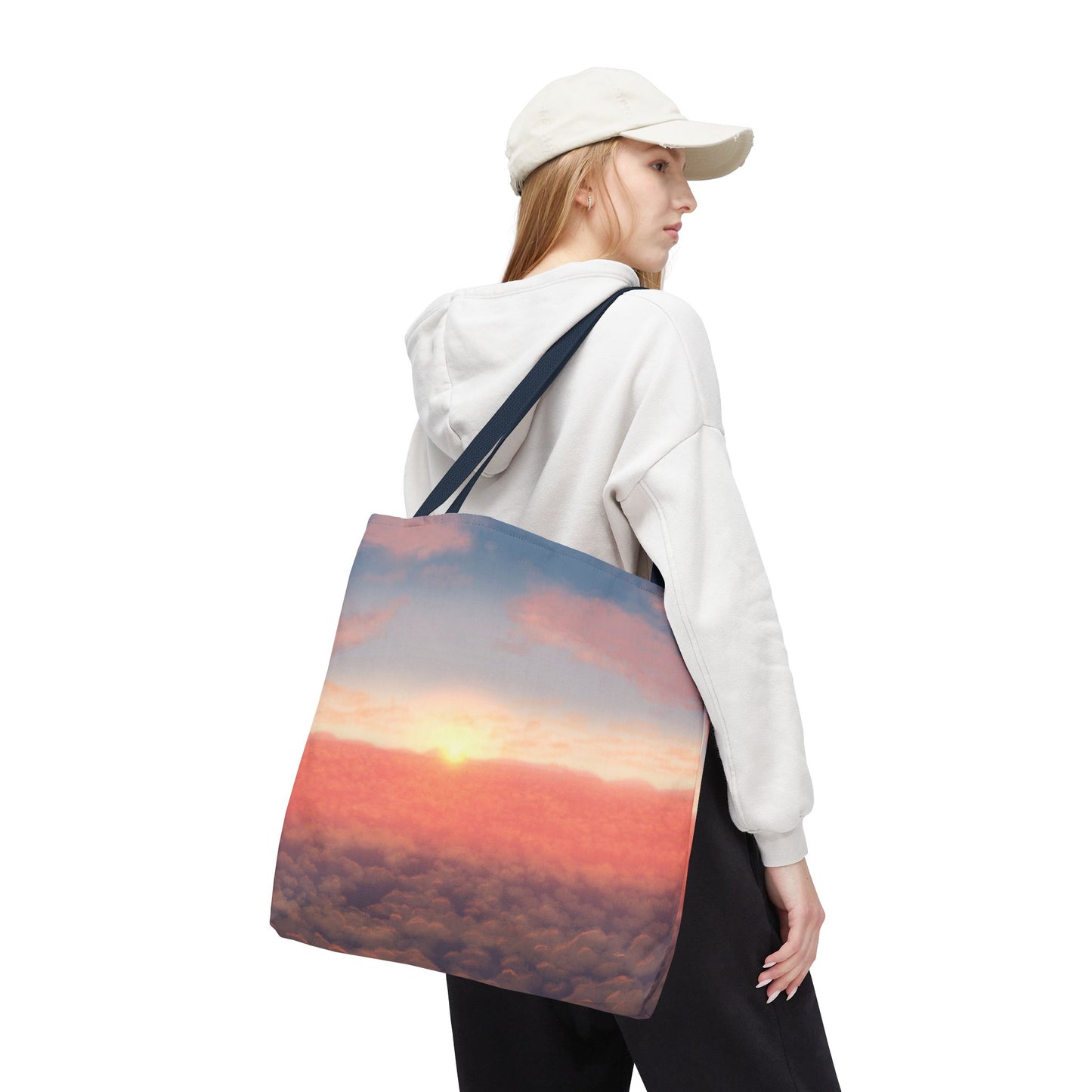 Sunset Sky Tote Bag, Beach Tote, Travel Bag, Reusable Shopper, Gift for Her, Bohemian Style Bag