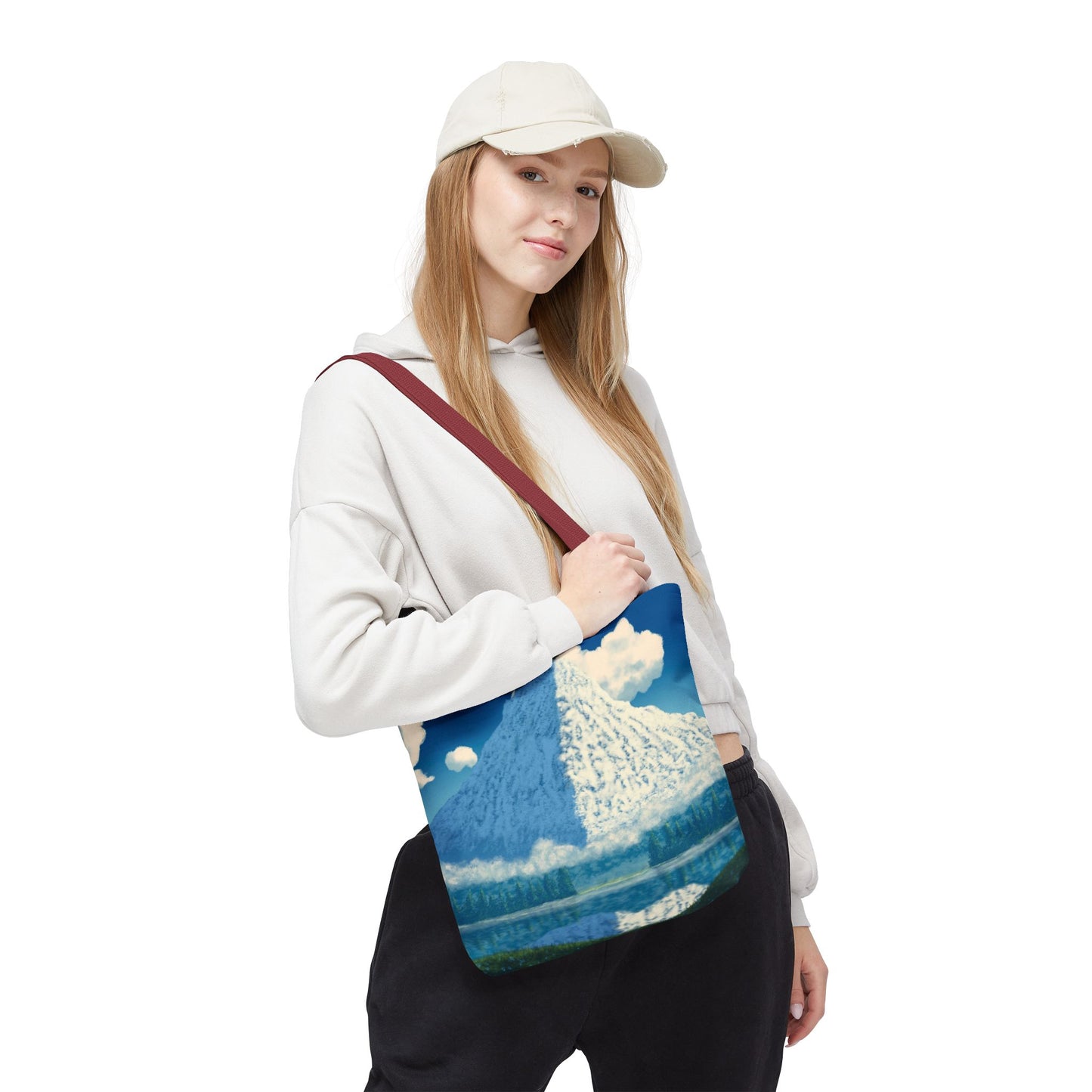 Majestic Mountain Tote Bag, Reusable Tote Bag, Stylish Shopping Bag, Travel Bag, Work Bag, Gift for Nature Lovers, Book Bag