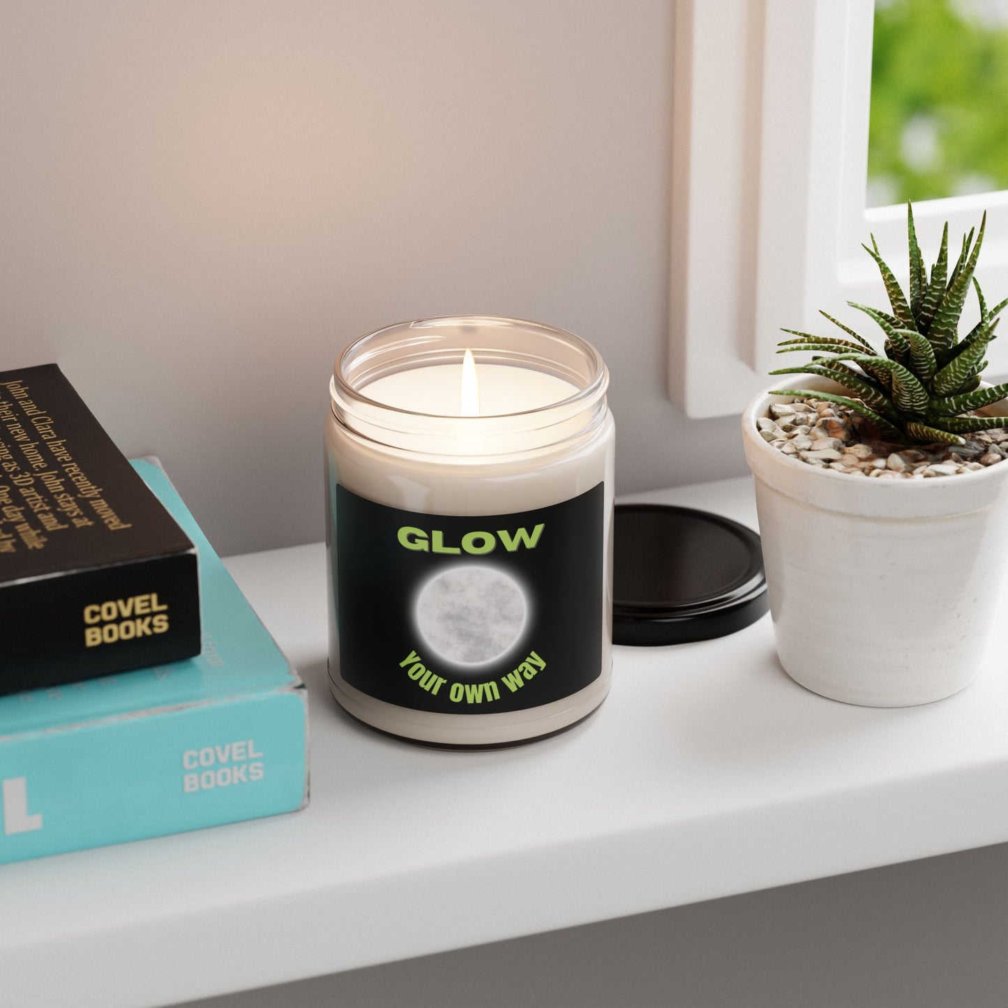 Glow Your Own Way Candle - Scented Soy Candle, Relaxation Gift, Home Décor, Self-Care Essential, Moonlight Inspiration