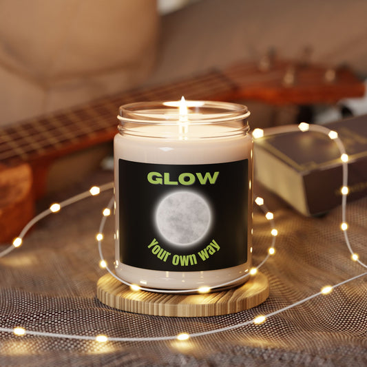Glow Your Own Way Candle - Scented Soy Candle, Relaxation Gift, Home Décor, Self-Care Essential, Moonlight Inspiration