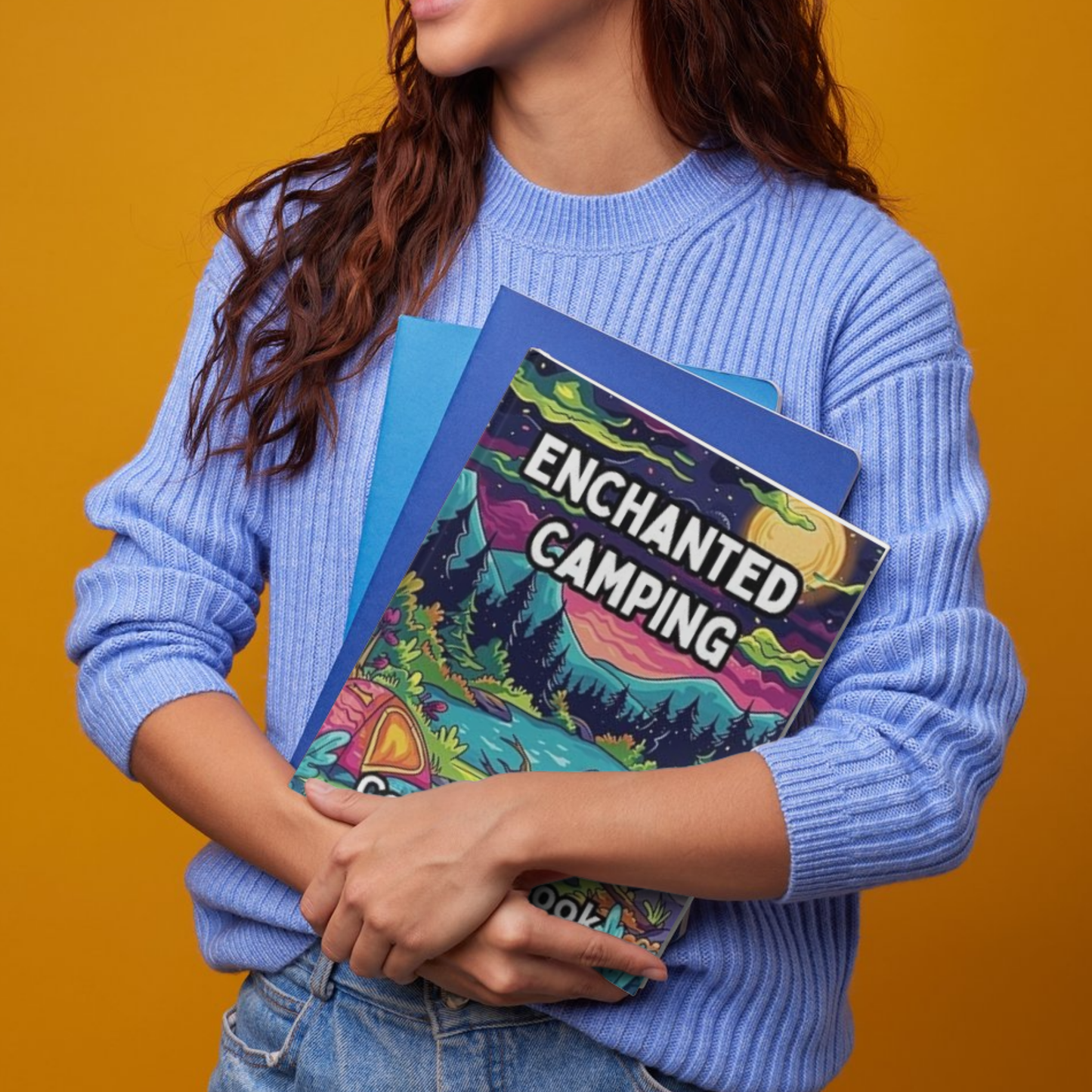 Enchanted Camping: Cozy adult coloring book