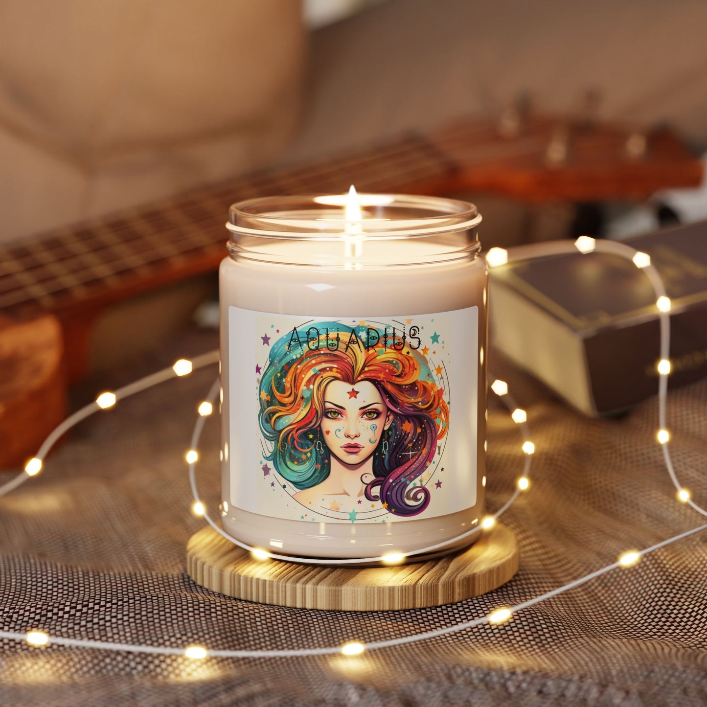 Aquarius Scented Soy Candle - Zodiac Decor, Aromatherapy Gift, Astrological Candle, Home Fragrance, Relaxation