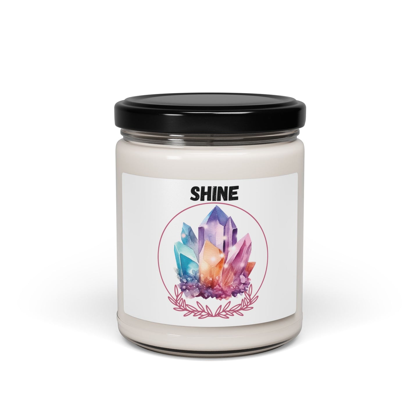 Shine Scented Soy Candle - Aromatherapy Gift, Crystal Decor, Home Fragrance, Relaxation Gift, Home Decor