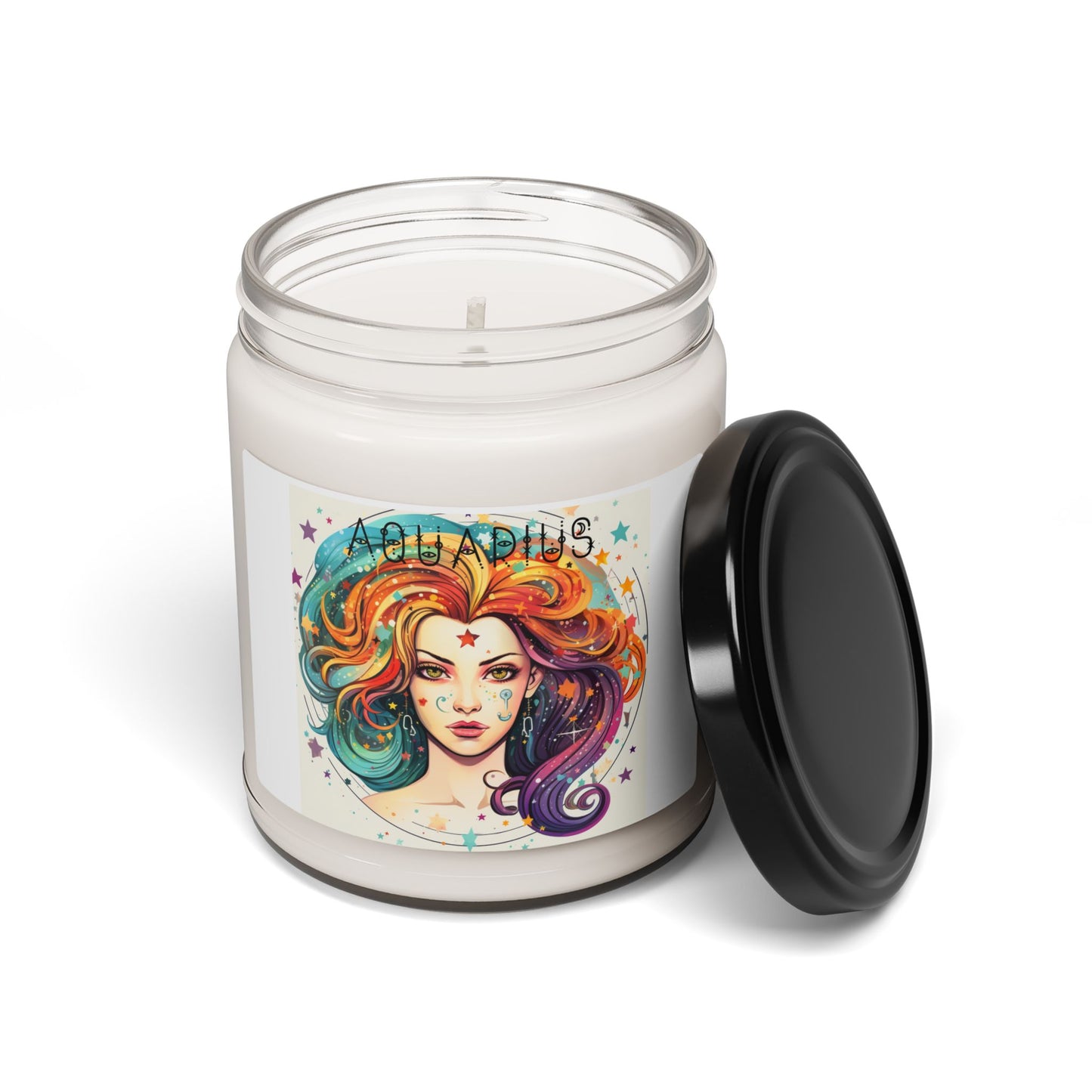 Aquarius Scented Soy Candle - Zodiac Decor, Aromatherapy Gift, Astrological Candle, Home Fragrance, Relaxation