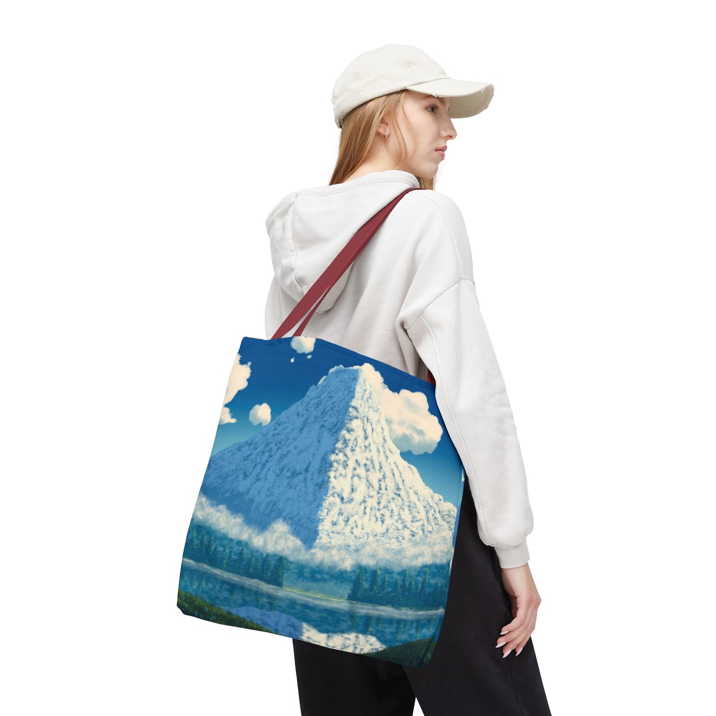 Majestic Mountain Tote Bag, Reusable Tote Bag, Stylish Shopping Bag, Travel Bag, Work Bag, Gift for Nature Lovers, Book Bag