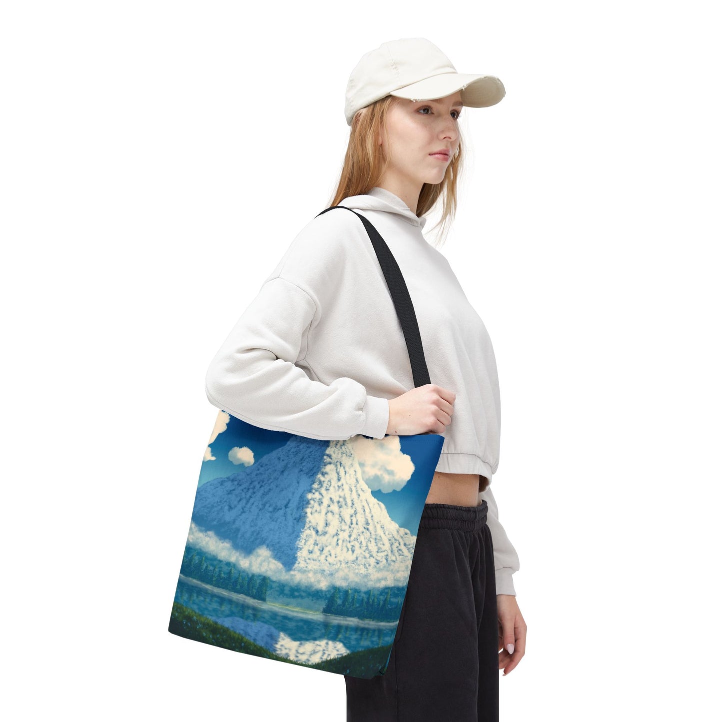 Majestic Mountain Tote Bag, Reusable Tote Bag, Stylish Shopping Bag, Travel Bag, Work Bag, Gift for Nature Lovers, Book Bag