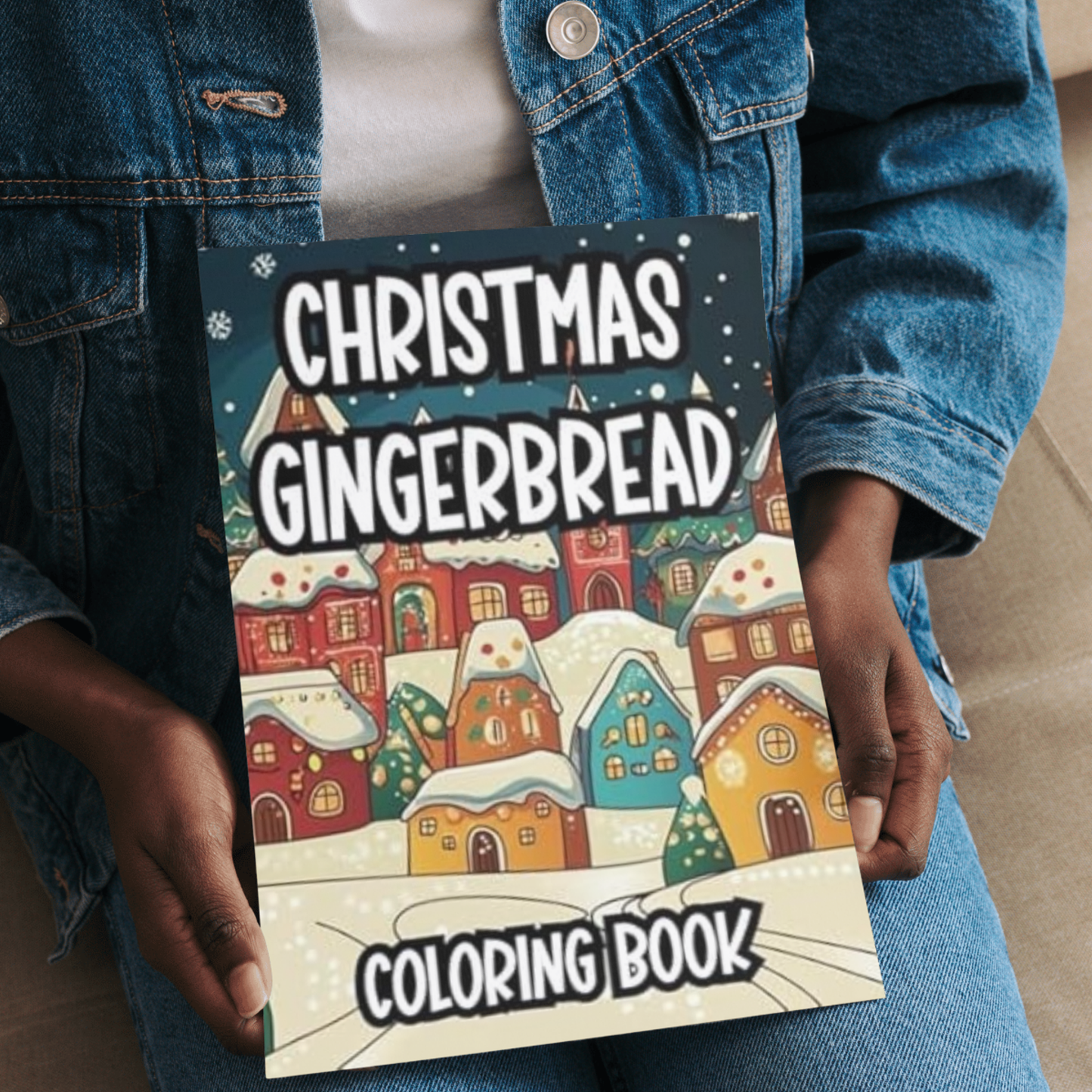 Christmas Gingerbread: Cozy Winter Coloring Book