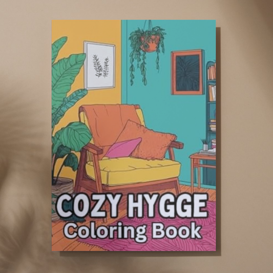 Cozy Hygge Coloring Book: Hygge Place Coloring