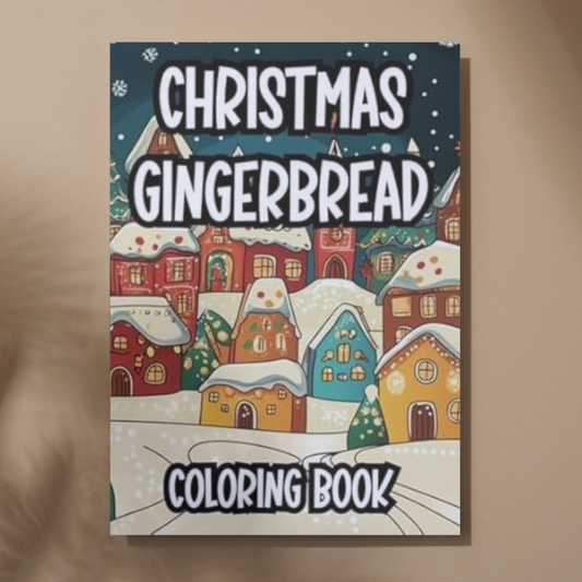 Christmas Gingerbread: Cozy Winter Coloring Book