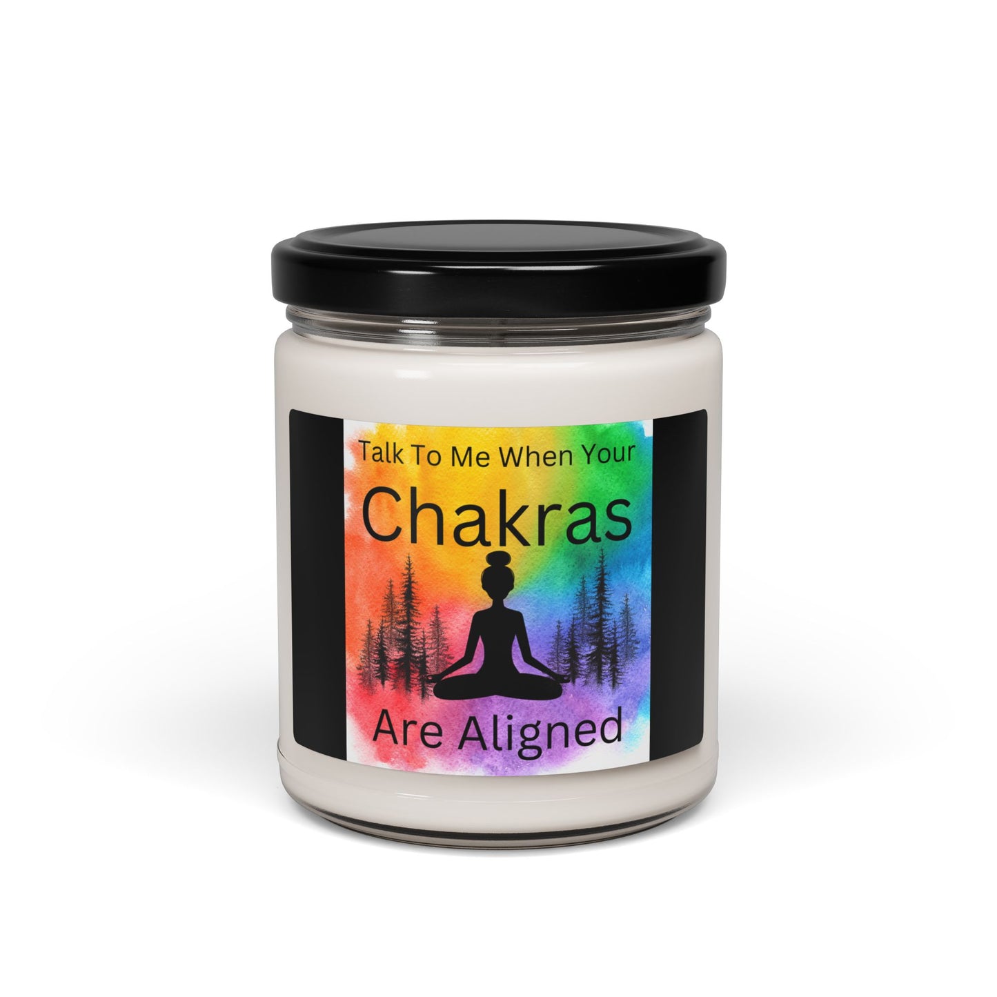 Chakra Scented Soy Candle, Aromatherapy Gift, Meditation Decor, Stress Relief Candle, Spiritual Home Fragrance, Self-Care Essential