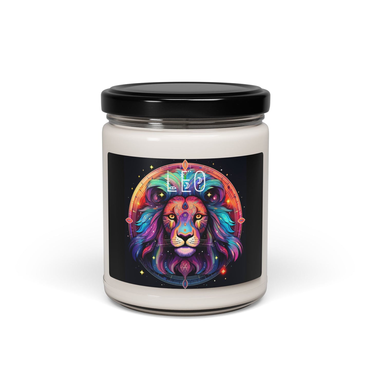 Vibrant Zodiac Scented Candle, Gift For Leo, Astrology Gift, Home Decor, Relaxation, Birthday Gift, Self-Care