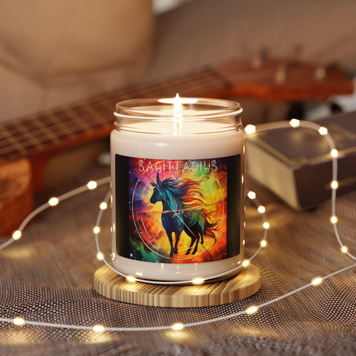 Vibrant Sagittarius Scented Soy Candle, Zodiac Home Decor, Gift for Astrology Lovers, Cozy Ambiance Candle, Unique Birthday Gift, [...]