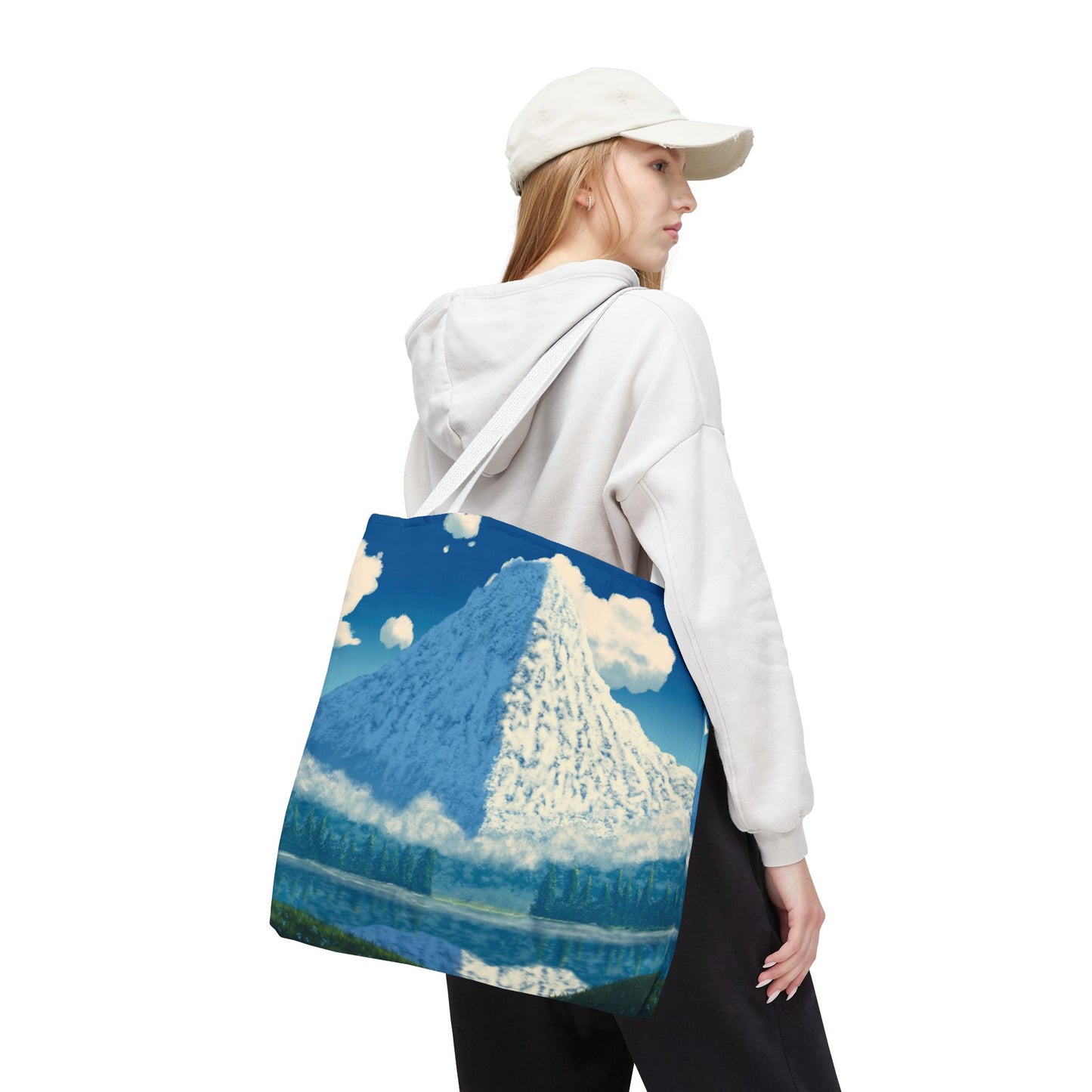 Majestic Mountain Tote Bag, Reusable Tote Bag, Stylish Shopping Bag, Travel Bag, Work Bag, Gift for Nature Lovers, Book Bag