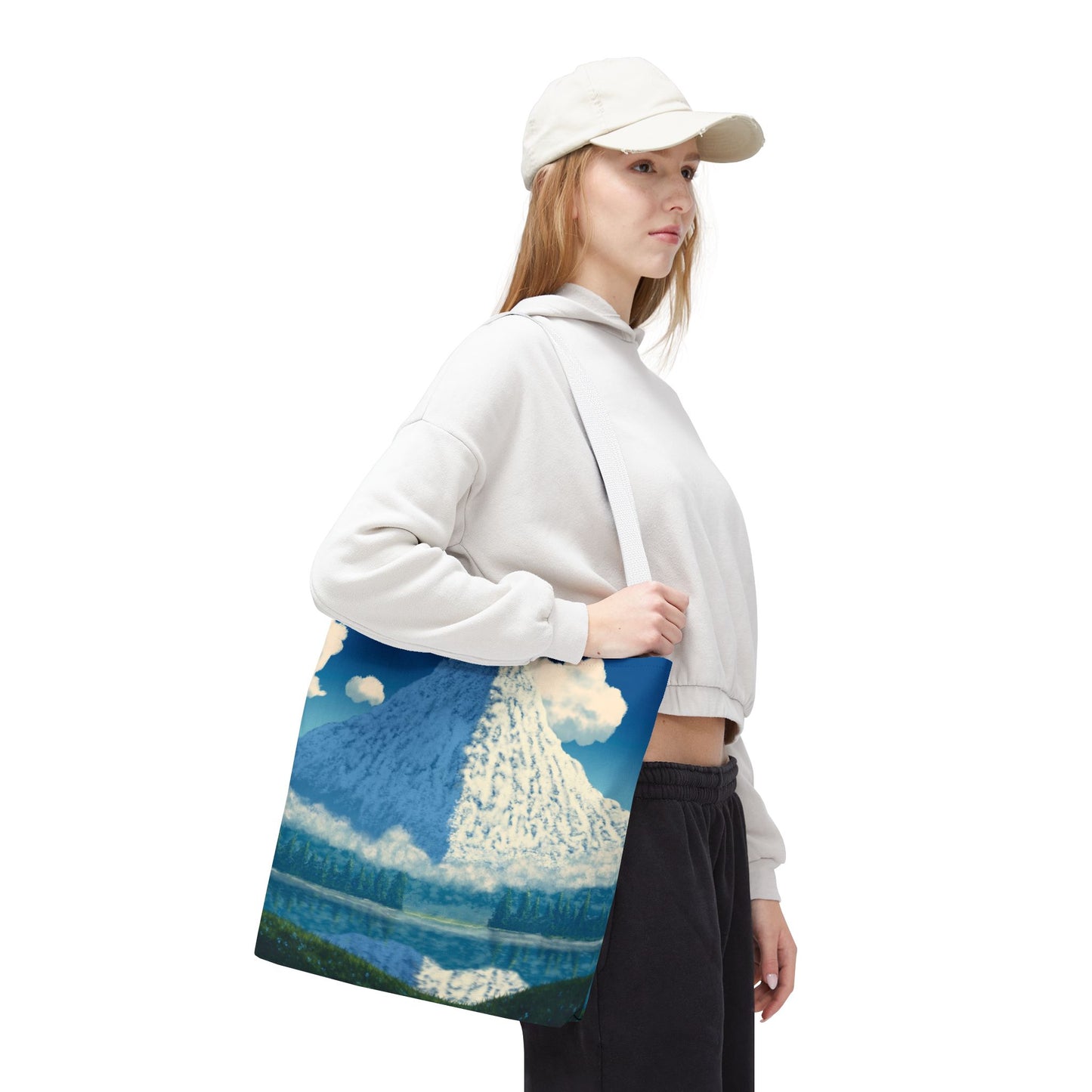 Majestic Mountain Tote Bag, Reusable Tote Bag, Stylish Shopping Bag, Travel Bag, Work Bag, Gift for Nature Lovers, Book Bag