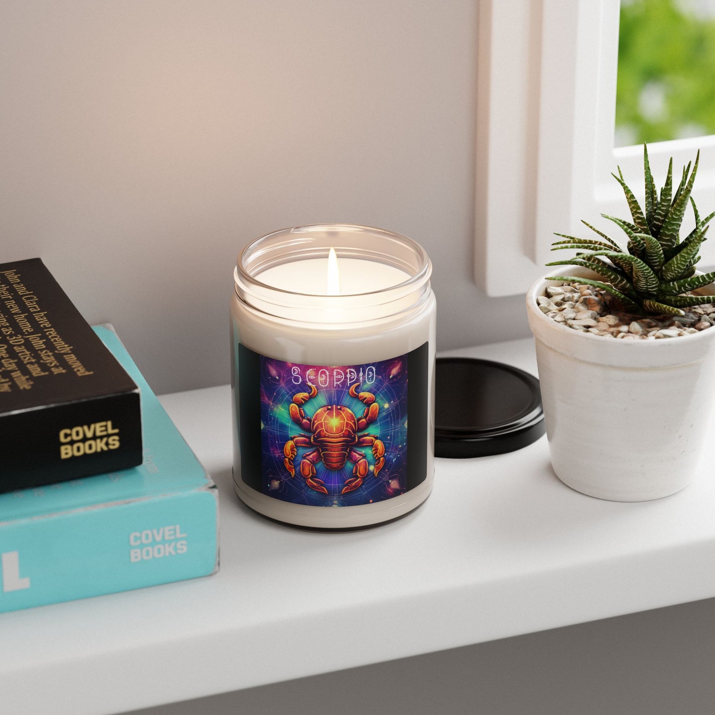 Zodiac Sign Candle: Scorpio Scented Soy Candle, Astrological Gift, Home Decor, Spiritual Healing, Astrology Lover's Candle
