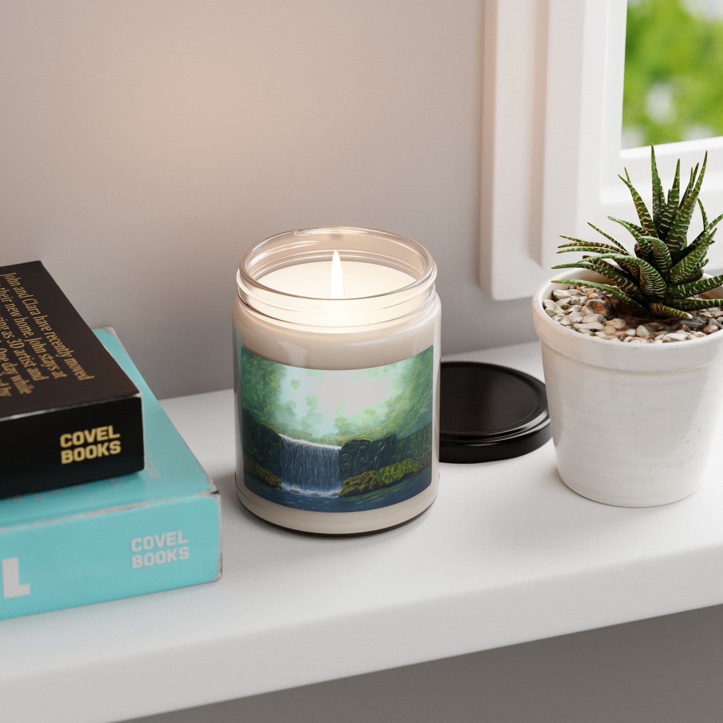 Nature-Inspired Scented Soy Candle, Aromatherapy Candle for Relaxation, Home Fragrance Gift, Eco-Friendly Candle, Self-Care Gift