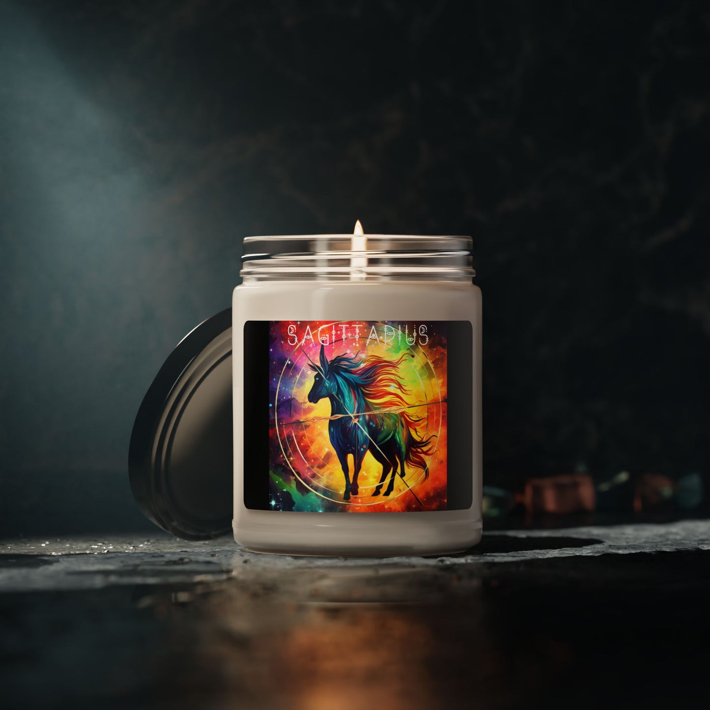 Vibrant Sagittarius Scented Soy Candle, Zodiac Home Decor, Gift for Astrology Lovers, Cozy Ambiance Candle, Unique Birthday Gift, [...]