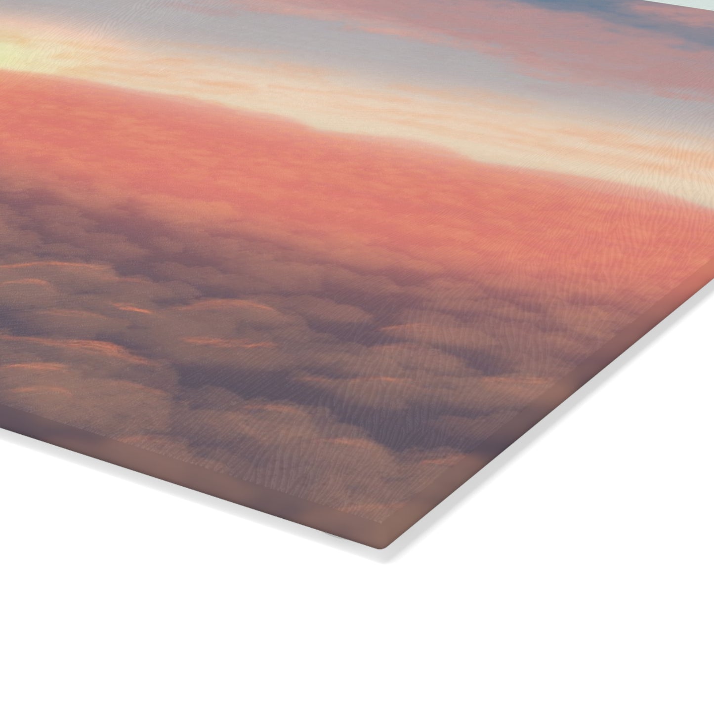 Sunset Sky Glass Cutting Board, Kitchen Decor, Gift for Chefs, Foodies, Housewarming gift, Wedding gift