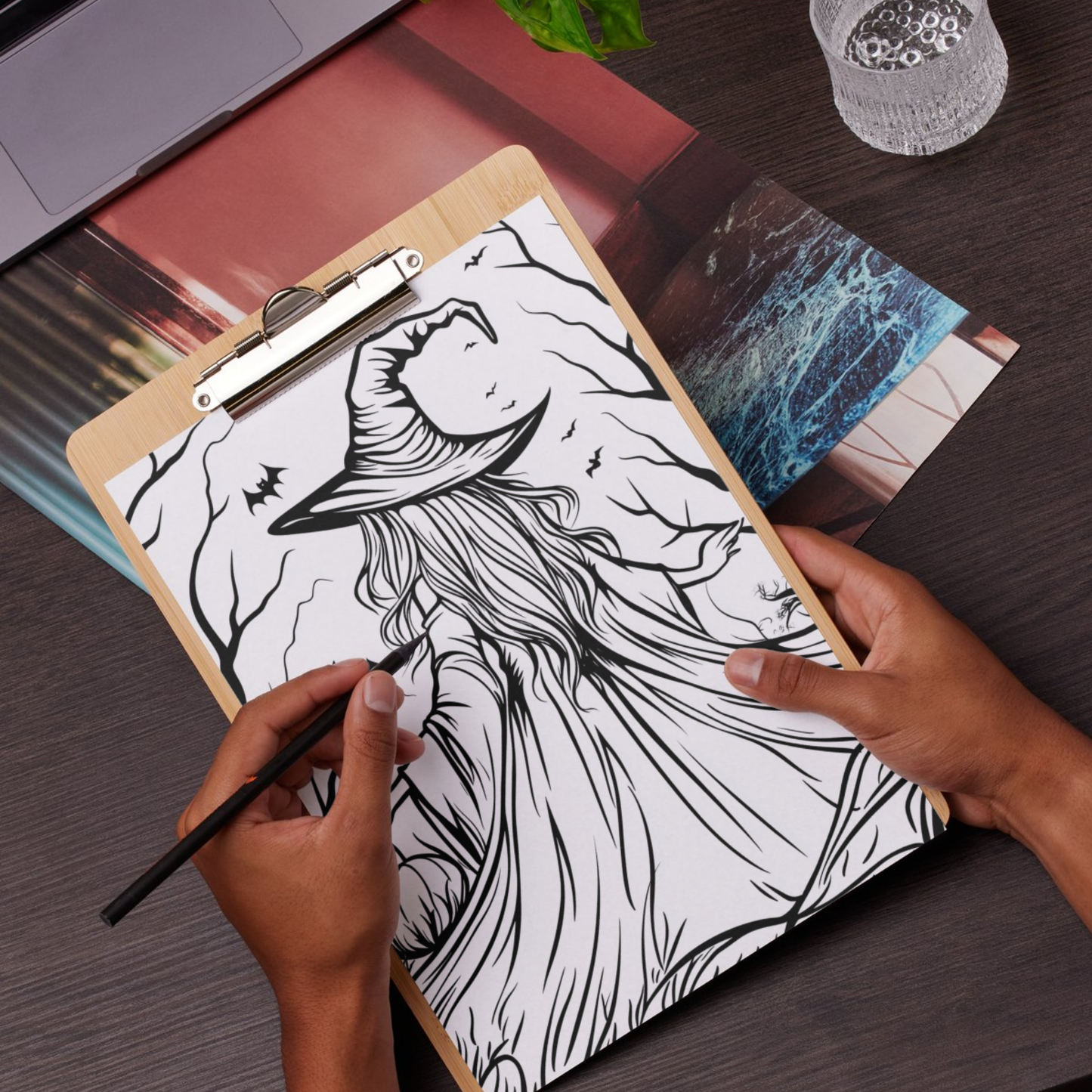 Witchy Vibes: Witchy coloring book