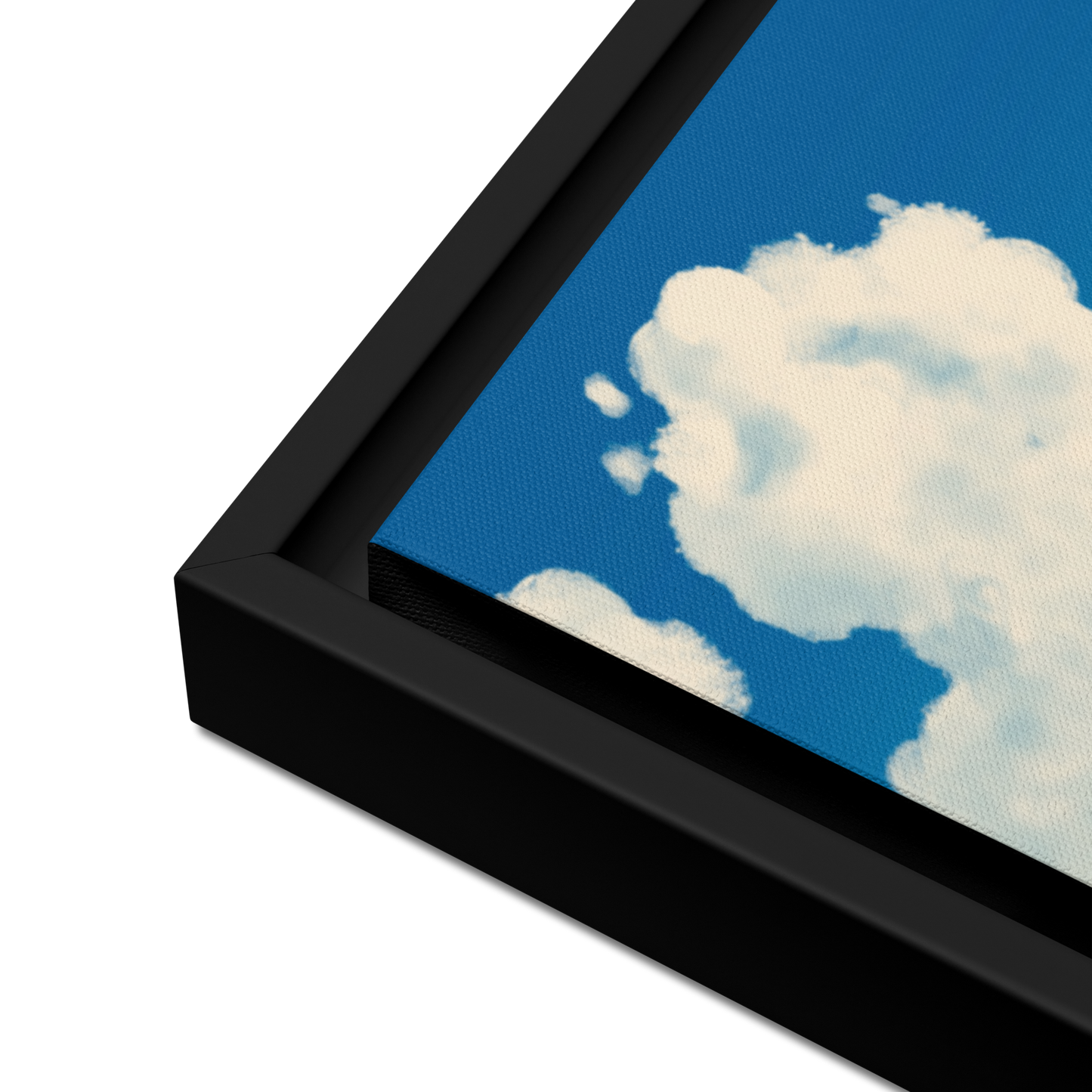'Mountain View" Framed Canvas Print