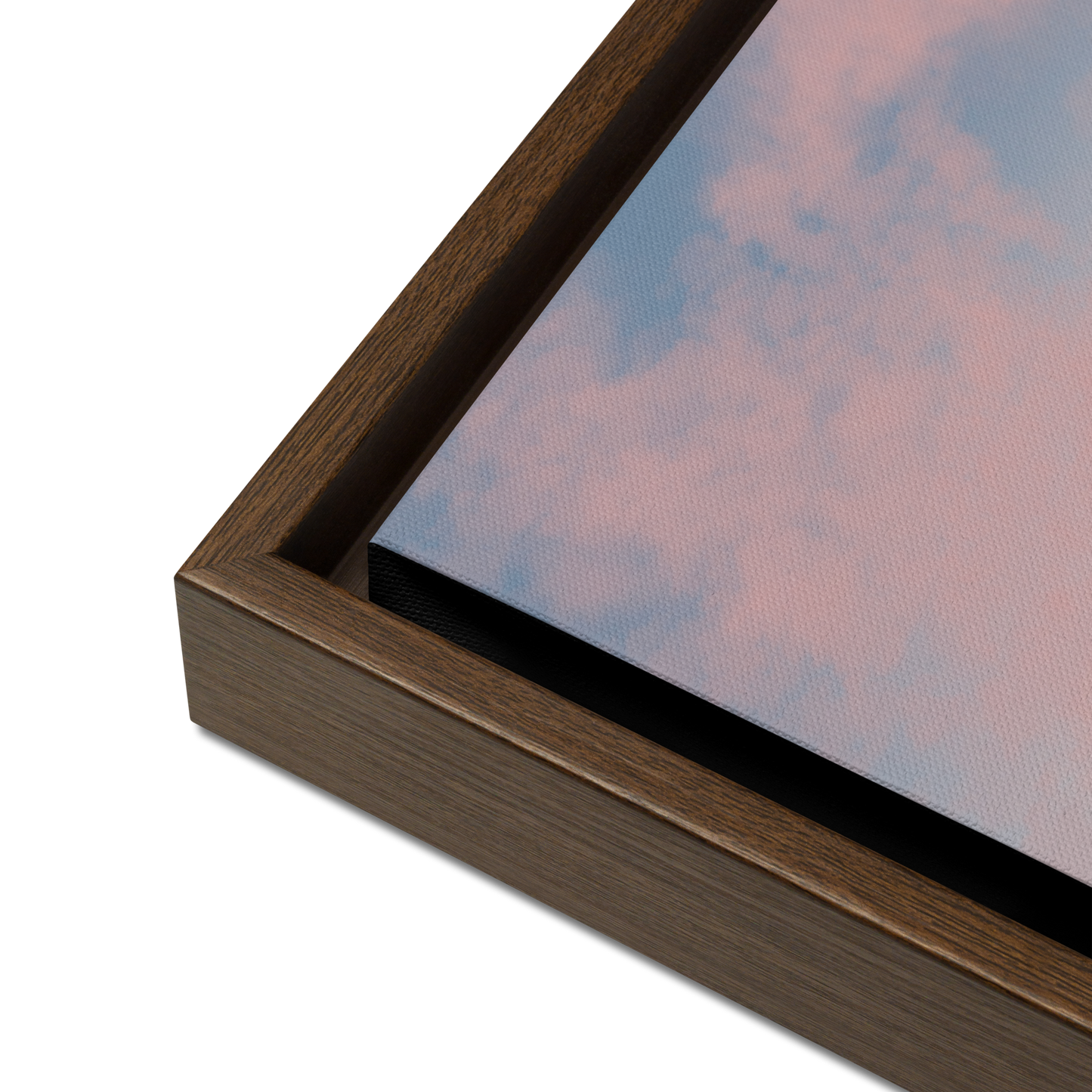 "Sunrise Above The Clouds" Painting Framed Canvas Print