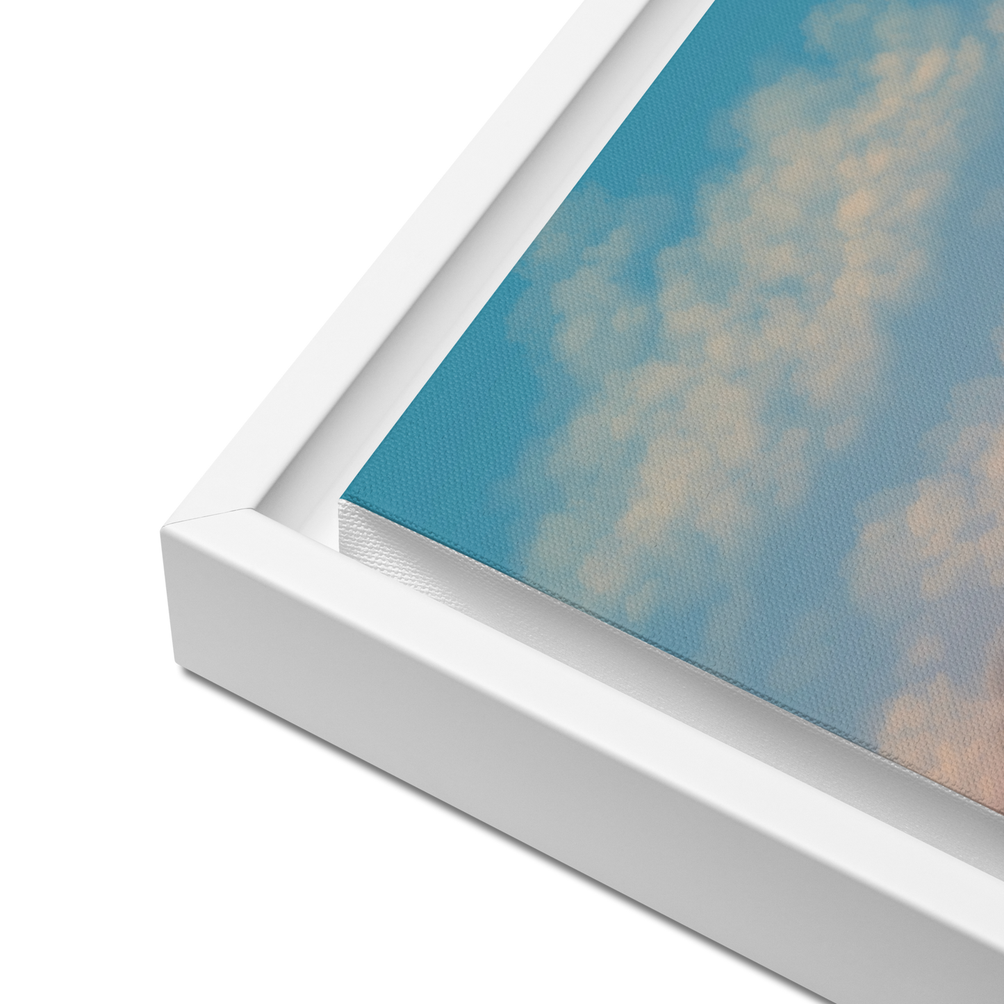"Field Of Flowers" Painting Framed Canvas Print