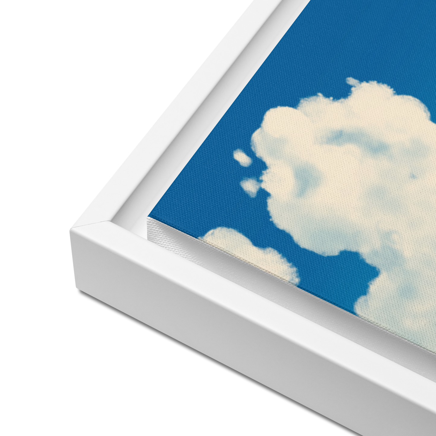 'Mountain View" Framed Canvas Print