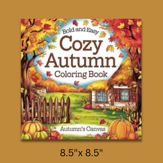Bold And Easy Cozy Autumn: Cozy Autumn Coloring Book